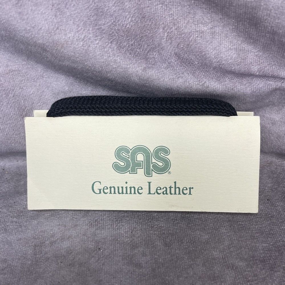 Genuine Sas Comfort Shoes Replacement Shoe Laces Strings on Card Black New
